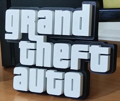 دکوری مدل لوگو GTA